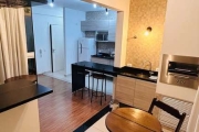 Uno Loft - Apartamento Loft mobiliado, andar alto para locação no Condomínio Uno Loft, no bairro Vila Oliveira em Mogi das Cruzes, SP