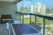 Apartamento moderno, vista mar, 2 dormitórios sendo 1 suíte para alugar, 87 m² por R$ 12.000/mês - Riviera de São Lourenço - Bertioga/SP