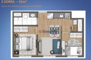 Apartamento com 2 dormitórios à venda, 33 m² por R$ 370.000,00 - Butantã - São Paulo/SP