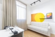 Apartamento mobiliado, 1 quarto, no Centro de Curitiba, para até 3 pessoas, 26m²