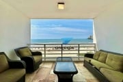 Frente Mar - Apartamento com 3 dormitórios à venda, 120 m² por R$ 1.350.000 - Pitangueiras - Guarujá/SP