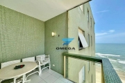 Apartamento vista mar à venda na Praia das Pitangueiras no Guarujá I Omega Imoveis