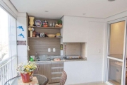 ** Terrazzo Nobile - Lindo apartamento c/ ampla varanda gourmet c/ churrasqueira - 2 vagas de garagem **