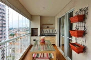 ** PREMIUM ANÁLIA FRANCO - Lindo apartamento em andar alto c/ ampla varanda gourmet c/ churrasqueira **