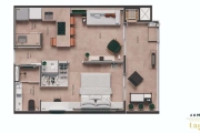 Apartamento com 1 quarto à venda na Rua Rosa Neumann, 315, Campina do Siqueira, Curitiba