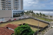 Vila Caiçara, apto 2 dorms, 1 suite, sacada, 50 mts do mar