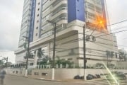 Apartamento de 3 dormitórios com 2 suítes, sacada gourmet vista mar na Guilhermina em Praia Grande SP.