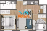 Apartamento à venda em São Paulo-SP, Butantã: 2 quartos, 1 sala, 1 banheiro, 44m² de área!