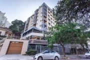 Ótima apartamento, no bairro Rio Branco, andar alto, com 208m² privativos, de 3 dormitórios e 2 vagas. Possui no andar inferior: amplo living para 2 ambientes com rebaixe em gesso e sacada integrada, 