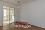 Apartamento com varanda, planta de 3 dormitórios mas conta com sala ampliada, mais 2 dormitórios sendo 1 suíte e 1 vaga