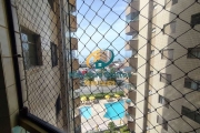 Apartamento em Mongaguá, bairro Jardim Marina, 1 suíte e demais dependências com garagem, Condomínio Clube da cidade com lazer completo.