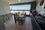 Apartamento em Mongaguá, bairro Vila Anhanguera, mobiliado, frente ao mar, 2 dormitórios sendo 1 suíte, sacada com churrasqueira, Residencial com lazer completo!!