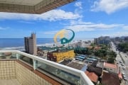 Apartamento em Mongaguá, bairro Centro, amplo com 3 dormitórios sendo 1 suíte, 4 sacadas, vista para o mar, excelente padrão e localização, Residencial com piscina no Rooftop!! BAIXOU O PREÇO!!!