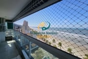 Apartamento em Mongaguá, bairro Vila Anhanguera, semi mobiliado com 2 dormitórios sendo 1 suíte com vista permanente para o mar, Residencial com lazer completo,  piscinas