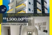 Studio com 1 dormitório para alugar, 33 m² por R$ 1.844,00/mês - Vila Galvão - Guarulhos/SP