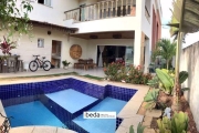 Casa Alphaville Natal, Sala ampla, 5 suítes, piscina, área gourmet, 4 vgs, 410m2