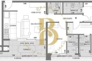 Apartamento com 105 m², 3 quartos sendo 3 suítes à venda no bairro Campo Belo.