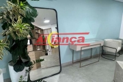 Sala comercal com renda, mobiliada, com 02 vagas e 01 banheiro