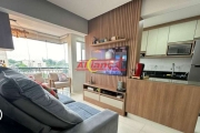Apto de 59m², 2 dormitórios (1 suíte), 1 vaga- Bom Clima- Guarulhos-Sp.