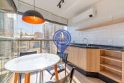 Apartamento 1 Dormitorio Mobiliado 50m2 para locação, Jardim das Acácias, São Paulo, SP