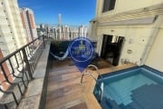 Cobertura / Penthouse à venda, com 3 dormitórios, 3 suítes, 3 vagas e 158M², localizado no Tatuapé,