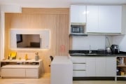 Apartamento à venda no Centro de Curitiba-PR: 1 quarto, 1 suíte, 1 banheiro, 29,46m² de área. Venha conferir!