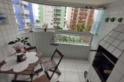 Apartamento 1 dorm com Varanda Gourmet, Maracanã, Praia Grande