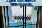 Ótimo apto 2 qtos com sacada e garagem