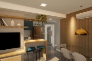 Apartamento  com 2 dormitórios, suíte, área de serviço, cozinha  e 2  banheiros. Esta muito bem localizado, próximo ao transporte coletivo, escolas, mercados, bancos e demais comércio. Os apartamentos