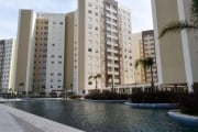 Apartamento semi mobiliado em Canoas no Life Park Club, 3 dormitórios, 1 suite com closet, banheiro social com box e balcão pia ,  cozinha com churrasqueira e móveis fixos e área de serviço, ar split,