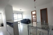 Apartamento mobiliado, 57m², sacada, 1 suíte, 1 vaga, lareira e churrasqueira, localizado no bairro Três Figueiras, Porto Alegre/RS.&lt;BR&gt;&lt;BR&gt;Apartamento em andar alto,  mobiliado, equipado 