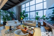 Belíssimo apartamento no Glass Aurélio andar alto,  Living com pé direito duplo,  174m² privativos finamente decorado por renomado arquiteto,  entrar e morar.&lt;BR&gt;&lt;BR&gt;Hall de entrada privat