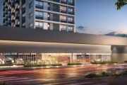 Vende-se aparrtamento de 1 dormitório, com 25m² de área privativa, andar alto, dormitório integrado ao living e banheiro, vem com piso e depósito. Excelente opção de moradia e investimento, localizado