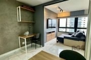 Ótimo apartamento estilo Loft, no Own Connected Home, no bairro Jardim Botânico, andar alto, de frente, desocupado, todo mobiliado, de 1 dormitório e vaga. Possui sala ampla com 2 ambientes (dormitóri