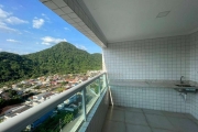 Apartamento novo de 1 quarto com sacada vista livre à venda no Canto do Forte em Praia Grande!