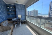 Apartamento com vista do mar de 3 quartos com 2 vagas à venda na Vila Guilhermina em Praia Grande.