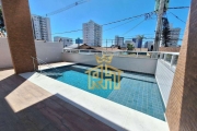 Apartamento Novo - Guilhermina - 1 dormitório - Sacada com churrasqueira - Lazer - 1 vaga - Praia Grande