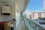 Apartamento de 2 quartos, 1 suíte  no bairro de Guilhermina em Praia Grande - SP