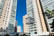 Apartamento a venda no Tatuapé com 264 m², mobiliado e decorado, 3 suítes, sacada gourmet, 4 vagas, lazer de clube.