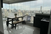 Apartamento com  varanda gourmet ,2 dormitórios à venda, 84 m² por R$ 830.000 - Tatuapé - São Paulo/SP