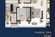 Apartamento com 2 dormitórios à venda, 76 m² por R$ 575.075,50 - Esplanada Independência - Taubaté/SP