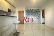 Apartamento com 1 dormitório à venda, 42 m² por R$ 350.000,00 - Macuco - Santos/SP