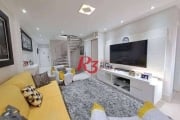 Apartamento Triplex à venda, 111 m² por R$ 810.000,00 - Estuário - Santos/SP