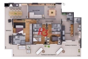 Apartamento Garden à venda, 170 m² por R$ 2.548.291,19 - Aparecida - Santos/SP