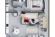 Apartamento com 2 dormitórios à venda, 75 m² por R$ 1.046.420,00 - José Menino - Santos/SP