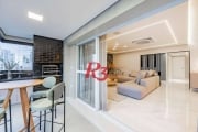 Apartamento de alto padrão com 3 suítes à venda, 234 m² por R$ 3.650.000 - Boqueirão - Santos/SP