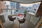 Apartamento com 1 dormitório à venda, 45 m² por R$ 860.000 - Pompéia - Santos/SP