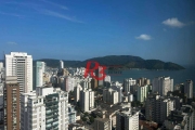 Apartamento com 2 dormitórios para alugar, 106 m² por R$ 9.000,00/mês - Aparecida - Santos/SP