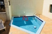 Cobertura com 3 dormitórios à venda, 200 m² por R$ 1.490.000,00 - Gonzaga - Santos/SP