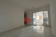 R3 ALUGA excelente apartamento com dois dormítórios em condomínio clube no bairro do Boqueirão, em Santos.